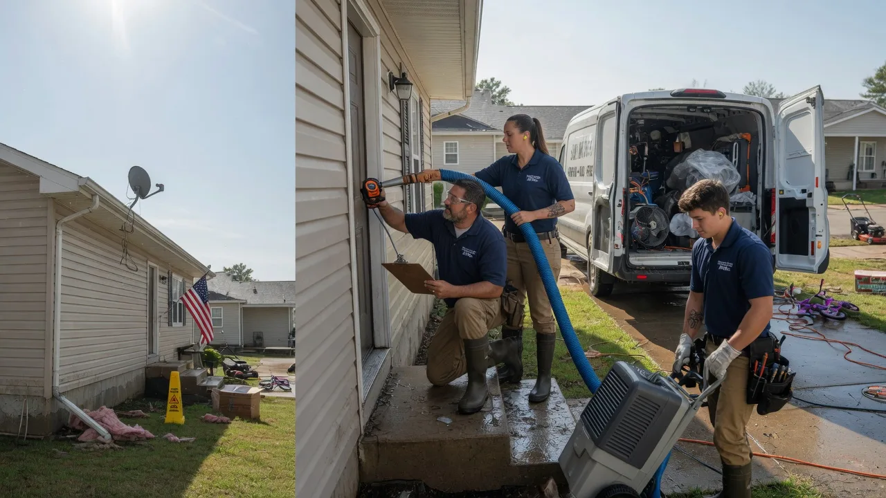 Ceiling Water Damage Restoration in Fremont, WI near me